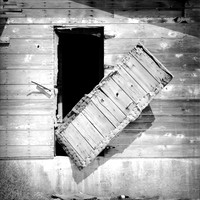 1984 Hanging Door Mushroom Farm Huntington Beach CA