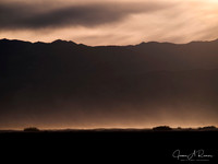 Death Valley, Sunset,  Dust Storm 1, 2007