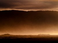 Death Valley, Sunset 2  Dust Storm, 2007