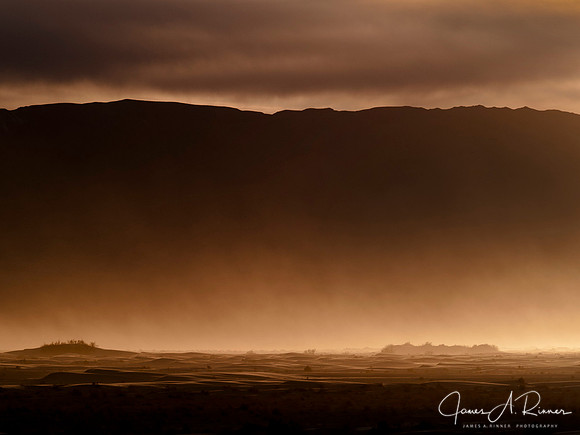 Death Valley, Sunset 2  Dust Storm, 2007
